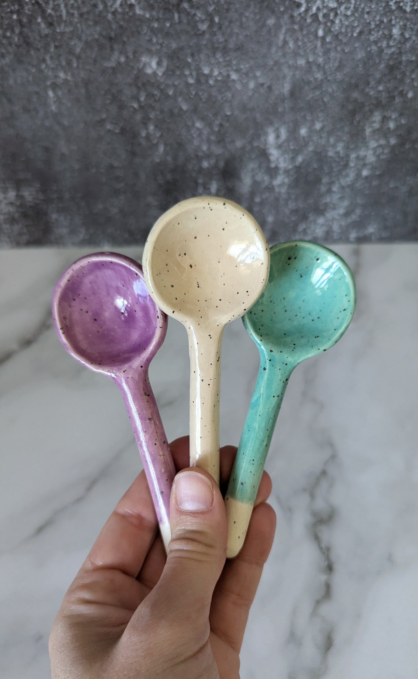 Small Ceramic Spoon & Rest Set | Coffee Spoon | Ceramic Spoon | Mini Spoon Rest