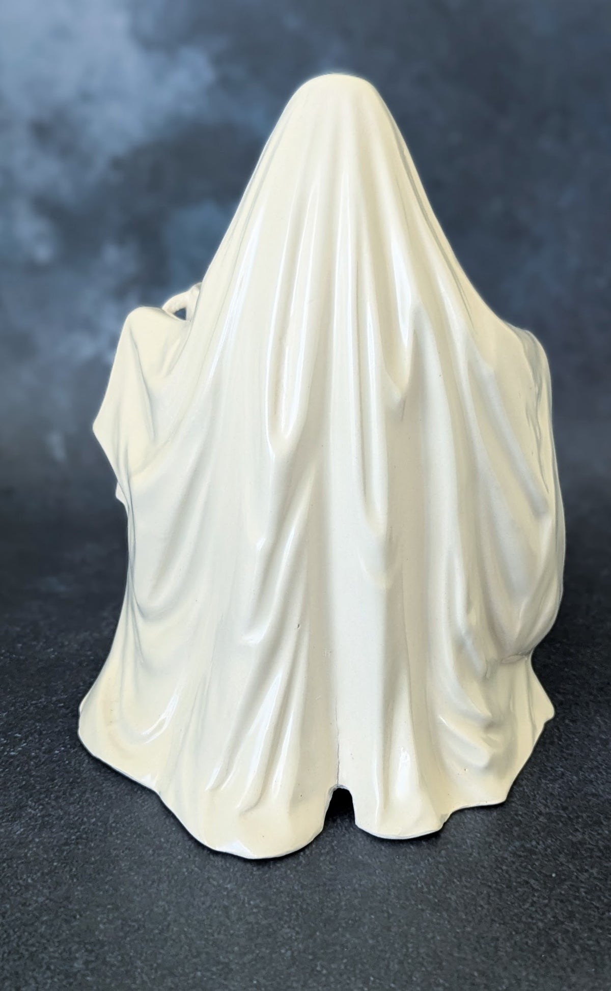 Newly Cast Vintage Mold Ghost with Orange Pumpkin and I Am An Autumn Mug | Only One Available