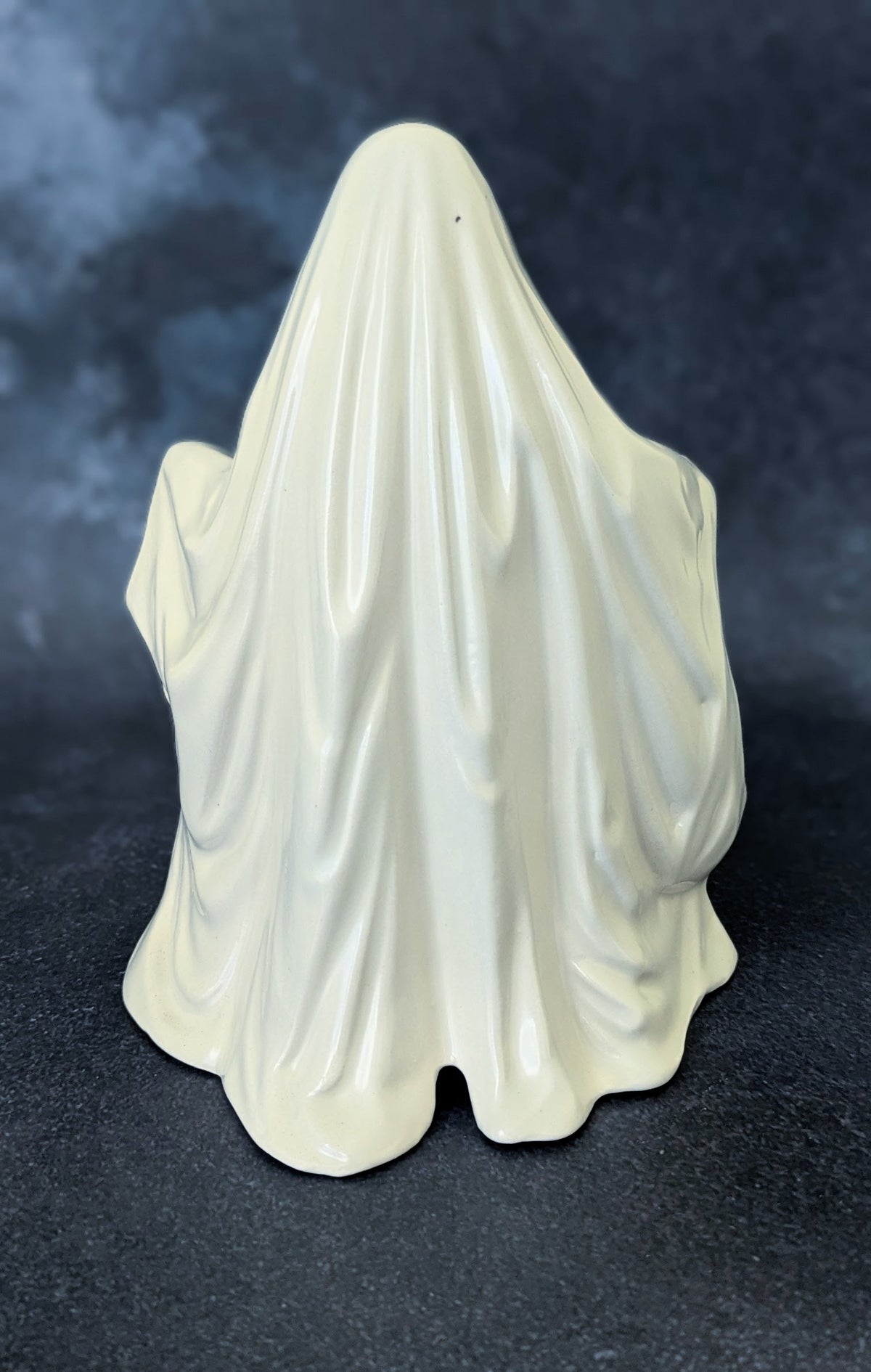 Newly Cast Vintage Mold Ghost with Orange Pumpkin | Only One Available